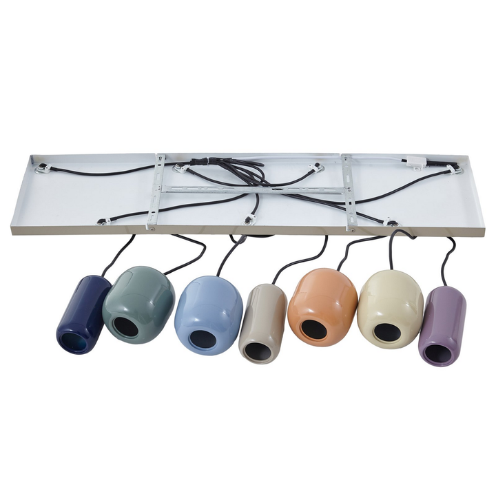 Lucande Hängeleuchte Narion 7 Flammig Bunt Metall Gu10 Deckenlampe Deckenleuchte B-Ware - 4251911775501