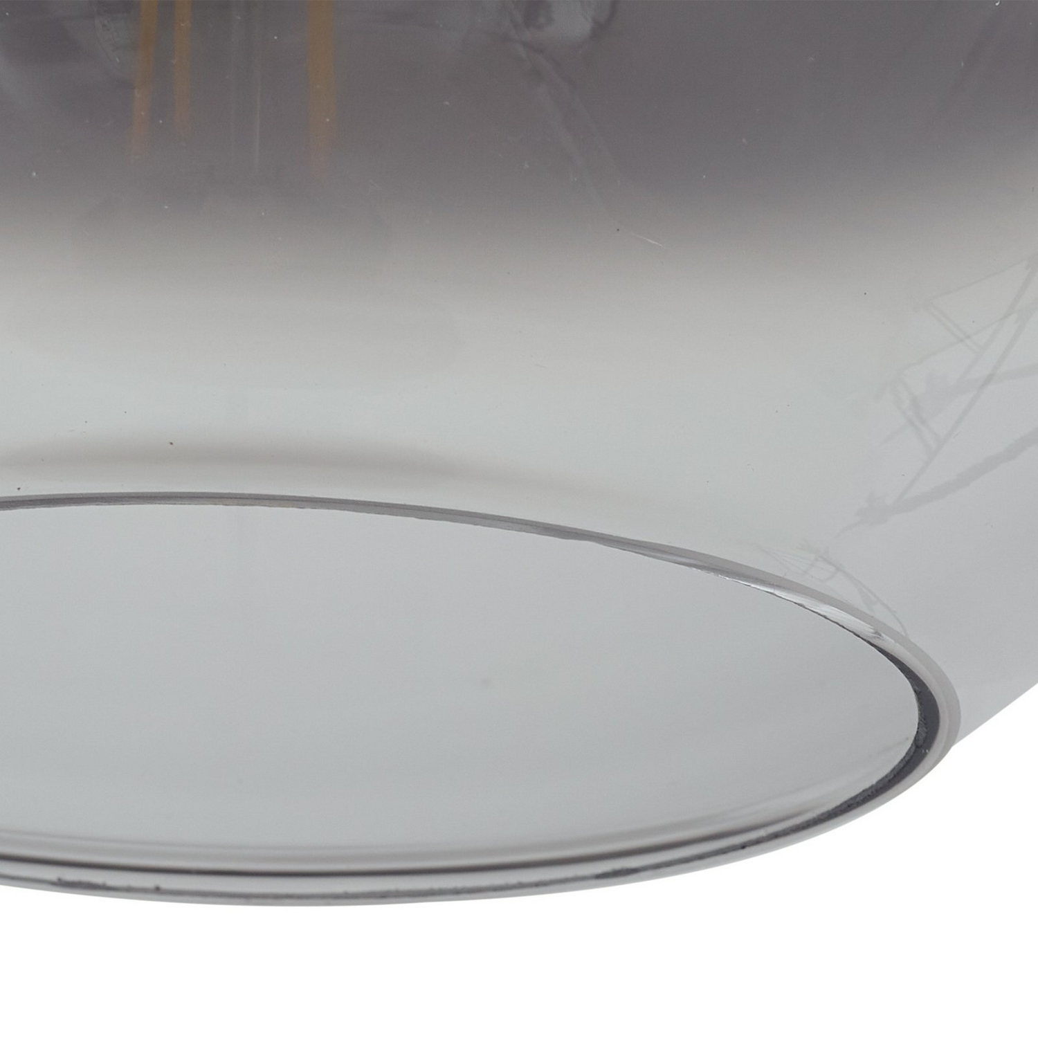Lucande Hängeleuchte Pendelleuchte Brillar Glas Rauchgrau 3flg 128cm Lampe Spot B-Ware - 4251911798456