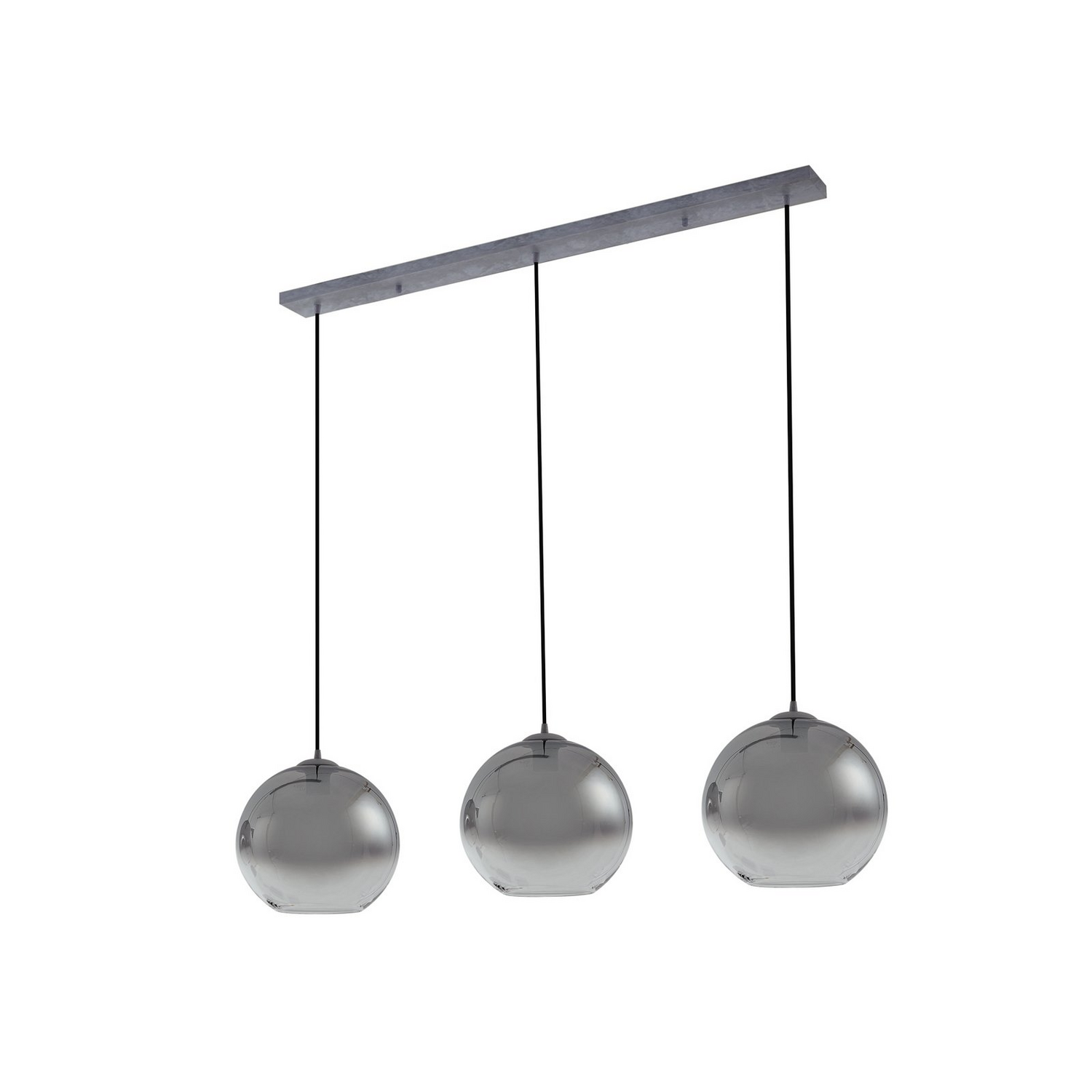 Lucande Hängeleuchte Pendelleuchte Brillar Glas Rauchgrau 3flg 128cm Lampe Spot B-Ware - 4251911798456