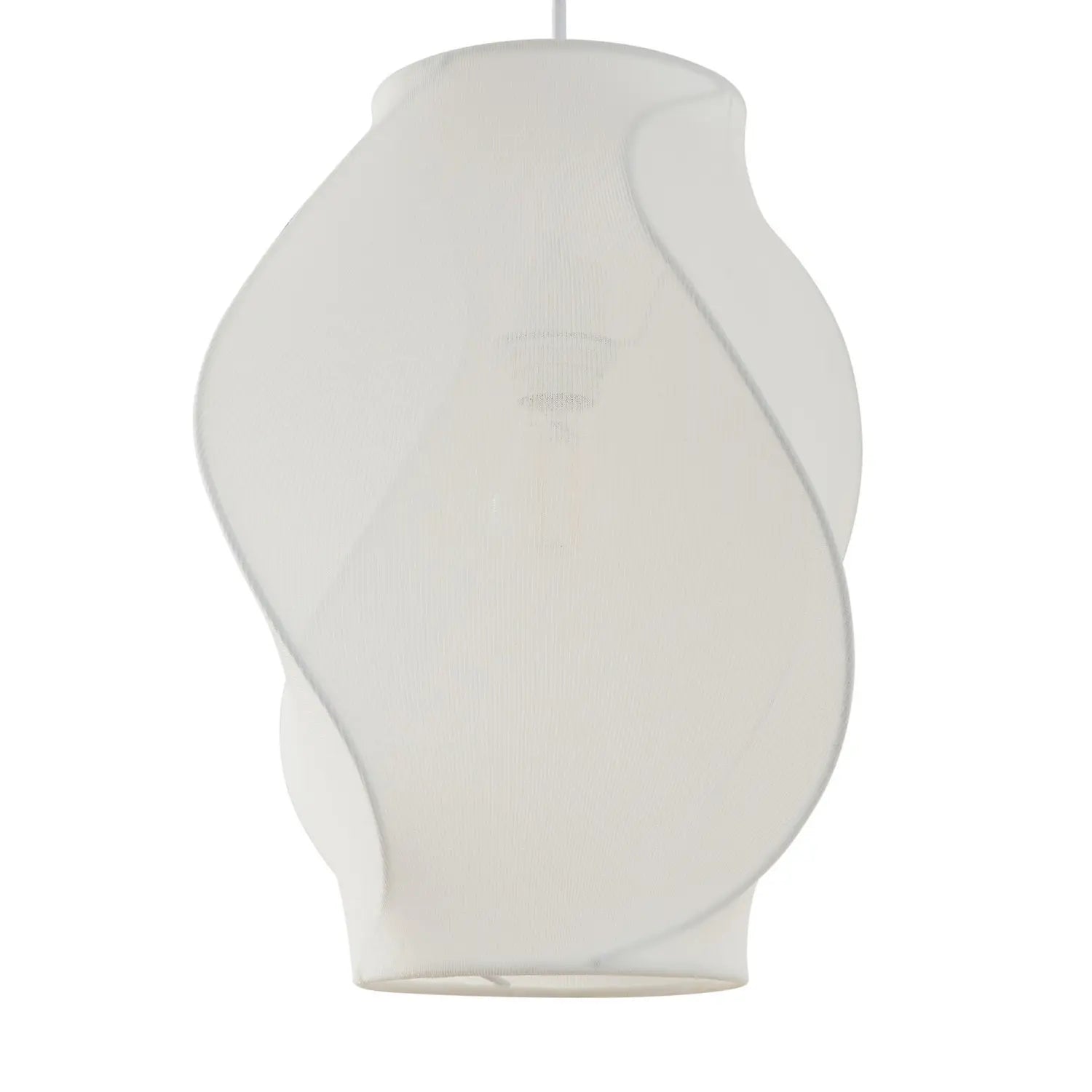B-Ware Lucande Hängeleuchte Pendelleuchte Lampe Textil Weiß ø35cm Licht - 4255830901126
