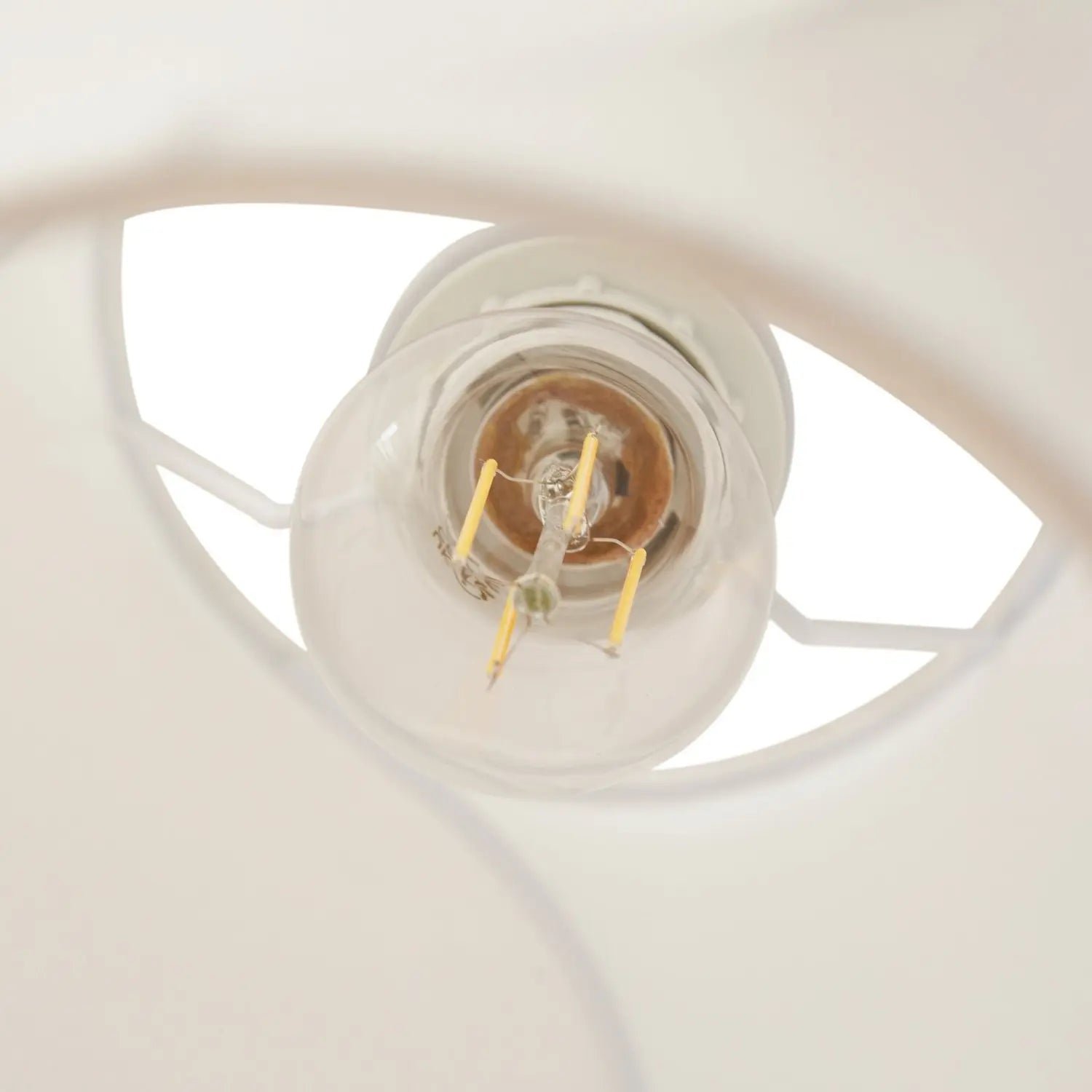 B-Ware Lucande Hängeleuchte Pendelleuchte Lampe Textil Weiß ø35cm Licht - 4255830901126