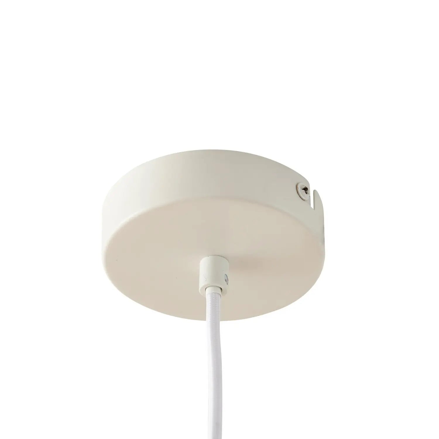 B-Ware Lucande Hängeleuchte Pendelleuchte Lampe Textil Weiß ø35cm Licht - 4255830901126