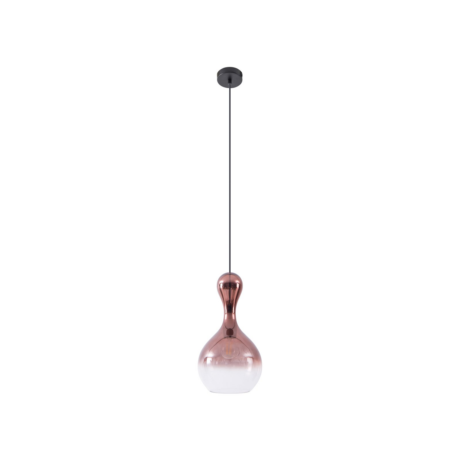 Lucande Hängleuchte Pendelleuchte Lampe Licht Kupfer Glas 22cm E27 1 Flammig B-Ware - 4251911778274