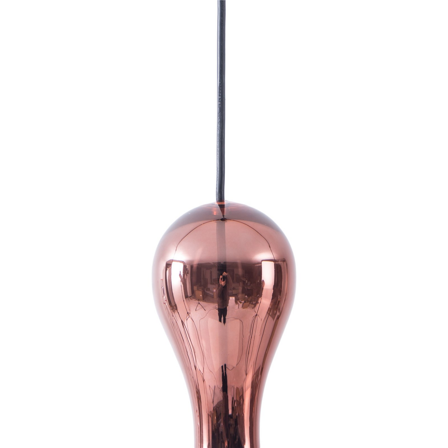 Lucande Hängleuchte Pendelleuchte Lampe Licht Kupfer Glas 22cm E27 1 Flammig B-Ware - 4251911778274