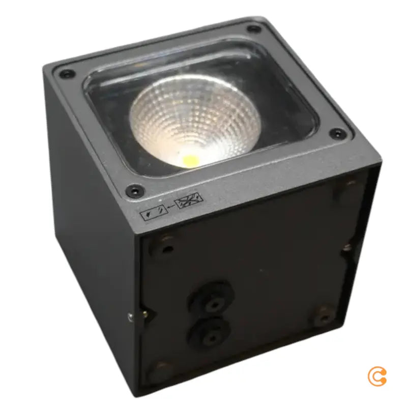 Lucande Außenwandleuchte Außenlampe LED Merjem dunkelgrau Aluminiumdruckguss 591 - 4251096537987