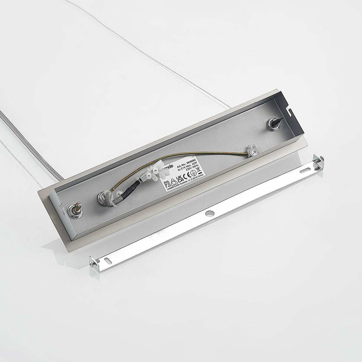 Lucande Kaiya Hängeleuchte Leuchte Lampe Hängelampe Glas vierflammig - 4251911738179