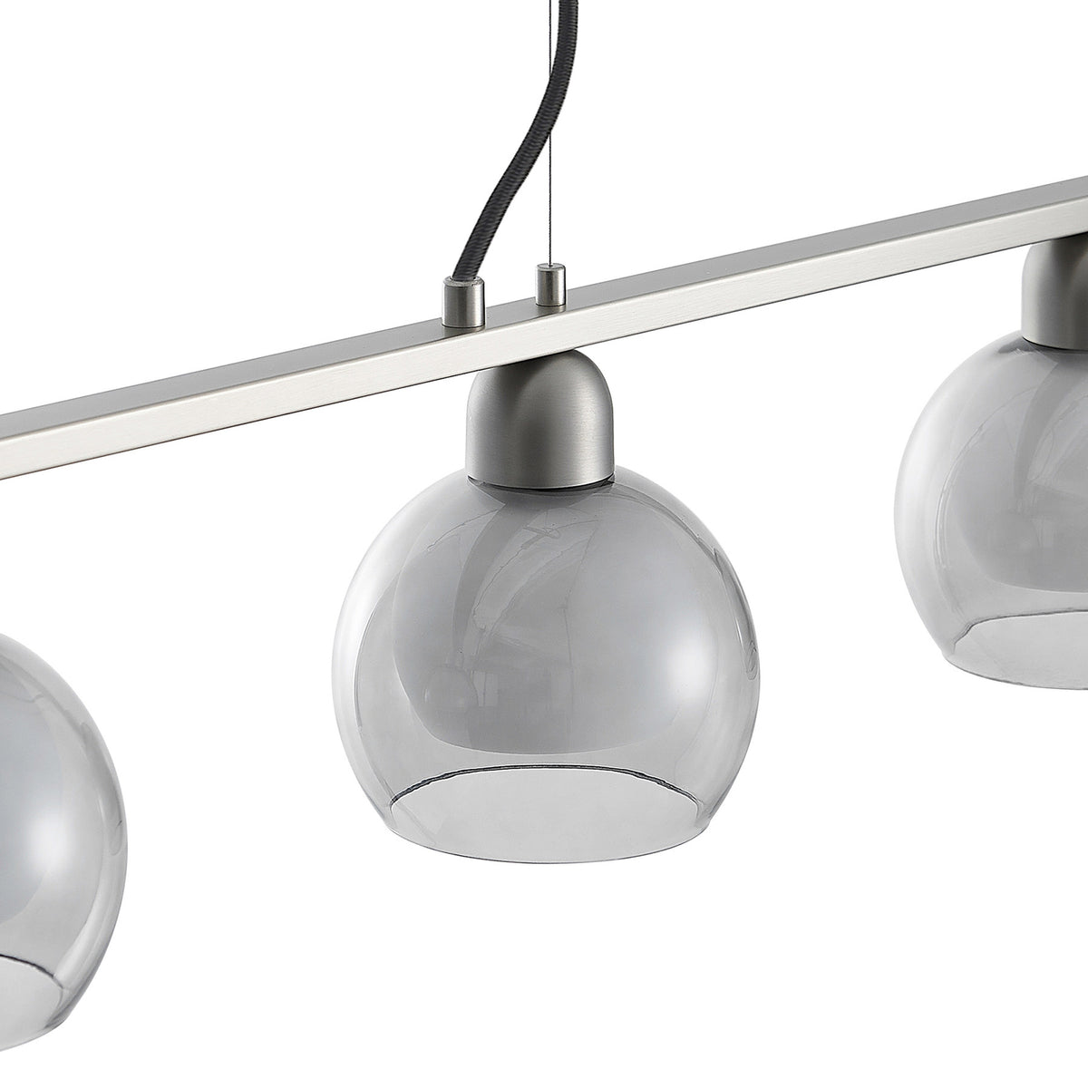 Lucande Kaiya Hängeleuchte Leuchte Lampe Hängelampe Glas vierflammig - 4251911738179