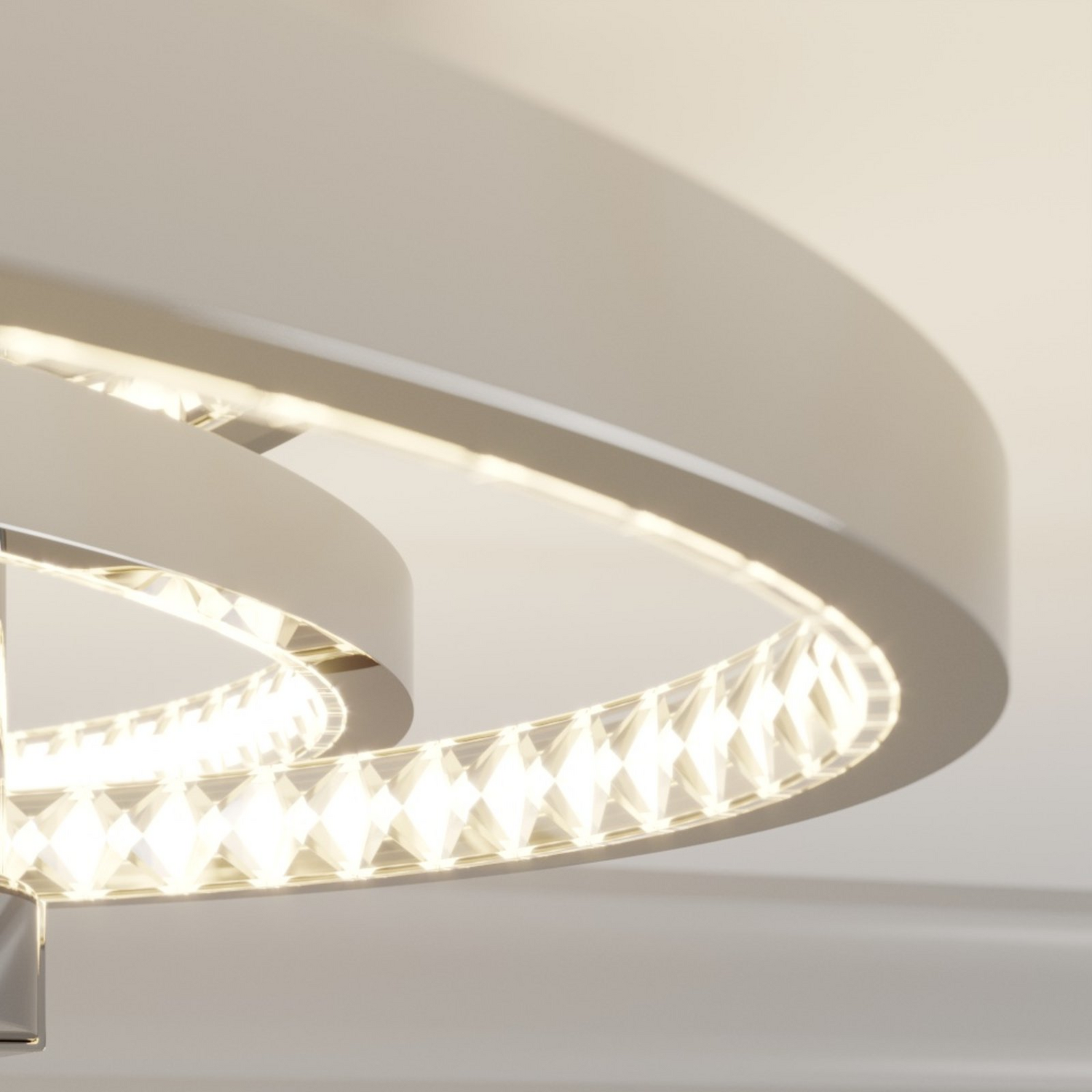 B-Ware Lucande Deckenleuchte Lampe Led Kristallleuchte Keely Kristall Chromfarben 4337