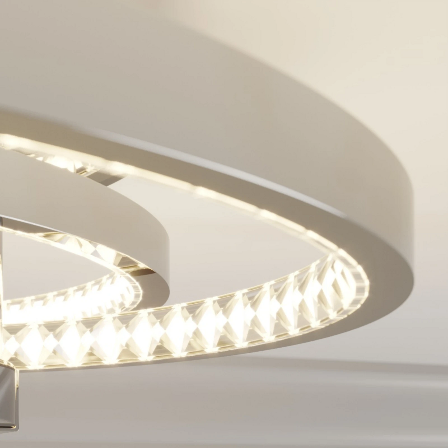 B-Ware Lucande Deckenleuchte Lampe Led Chrom Kristall Dimmbar Keely Siehe Text/Foto - 9624929