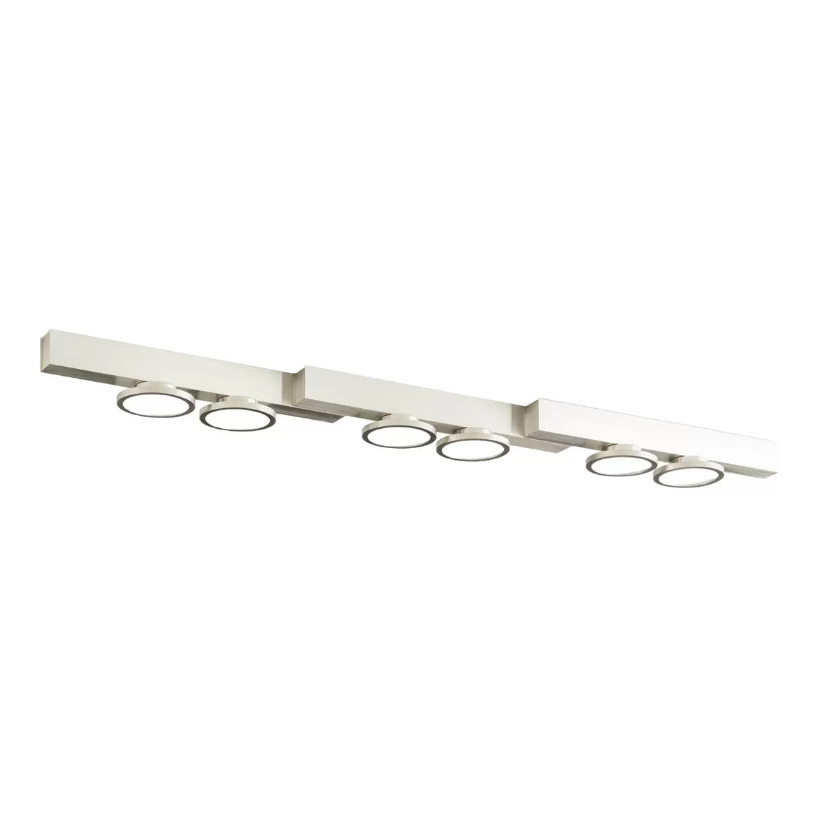 Lucande Kellino Deckenleuchte Deckenlampe Deckenlicht Leuchte 6-flammig nickel - 9951114