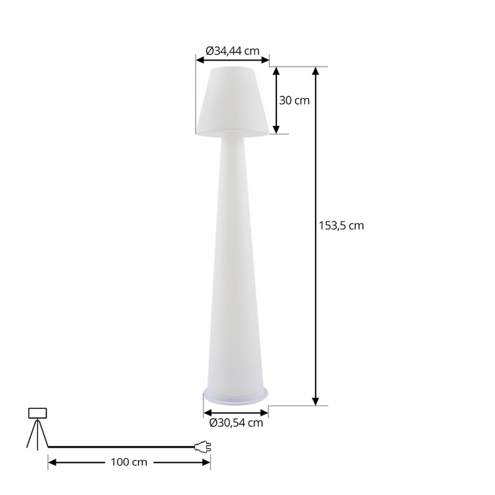Lucande Led Akku Terrassenleuchte Außenleuchte Gauri Siehe Text/Foto B-Ware - 4251911788150
