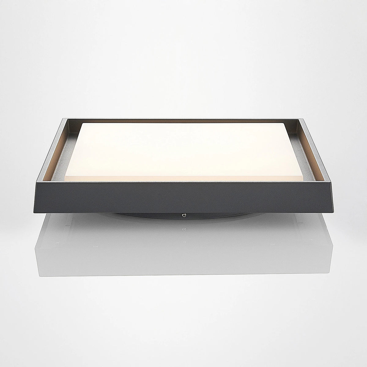 Lucande Deckenleuchte Lampe LED Außen dunkelgrau weiß Aluminiumdruckguss quad416 - 4251096556094