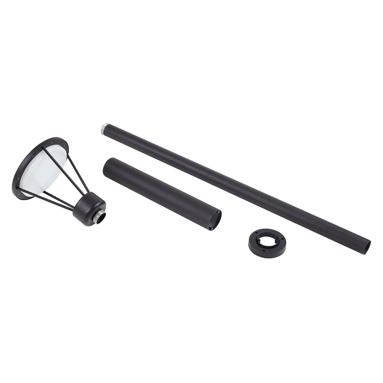 Lucande Led Außenleuchte Elario 222 Cm Schwarz Aluminium Lampe Leuchte Spot B-Ware - 4251911787108