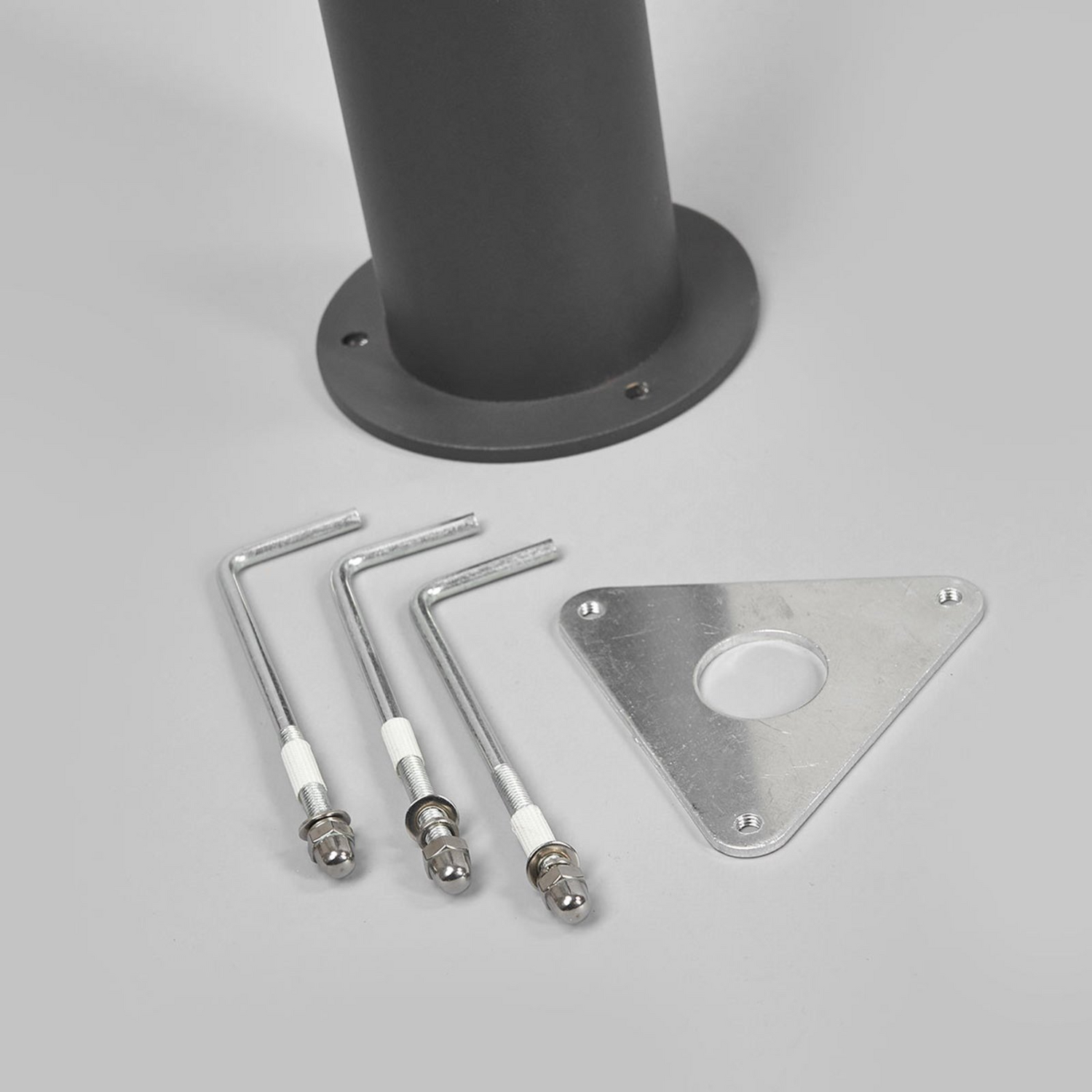 B-Ware Lucande Mastleuchte Außenleuchte Led Sidny Gartenleuchte Parkleuchte Anthra393 - 4251096547566
