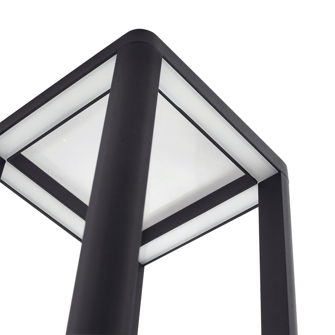 Lucande Led Außenleuchte Mastleuchte Thorvid Schwarz 180 Cm Außenbereich Lampe B-Ware