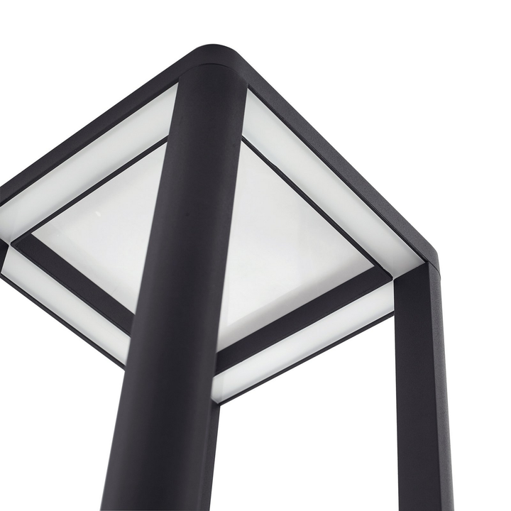 Lucande Led Außenleuchte Mastleuchte Thorvid Schwarz 180 Cm Außenbereich Lampe B-Ware