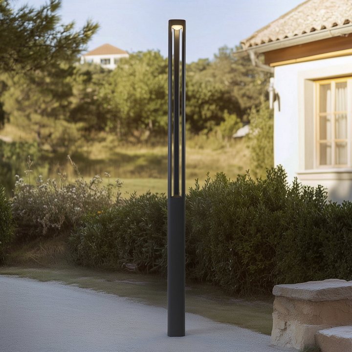 Lucande Led Außenleuchte Lampe Zarek Anthrazit 230 Cm Ip65 Außenbeleuchtung B-Ware