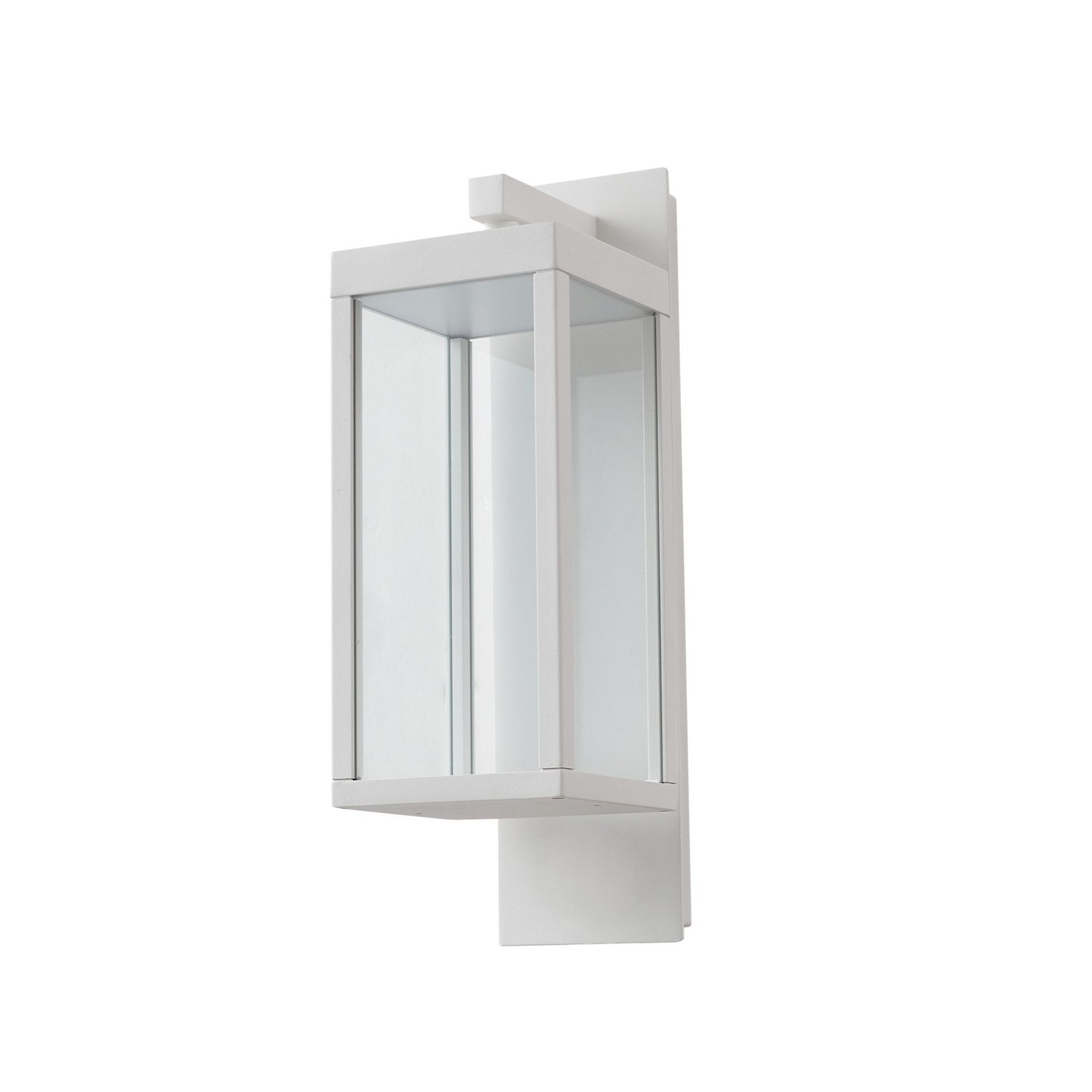 Lucande LED Außenwandlampe Wandlampe Ferdinand weiß Metall 38 cm Außenleuchte - 4251911798227