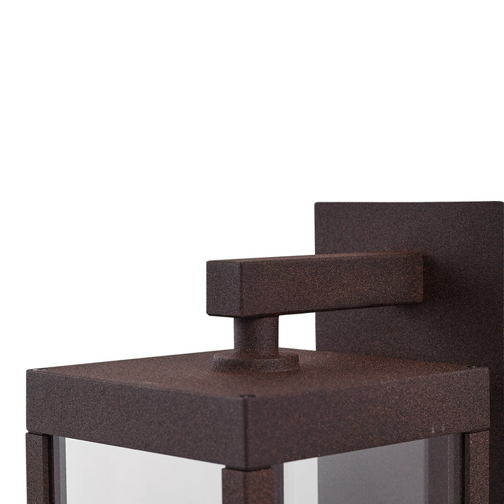 Lucande Led Außenwandlampe Leuchte Ferdinand Rost Ip54 Beleuchtung Aluminium B-Ware