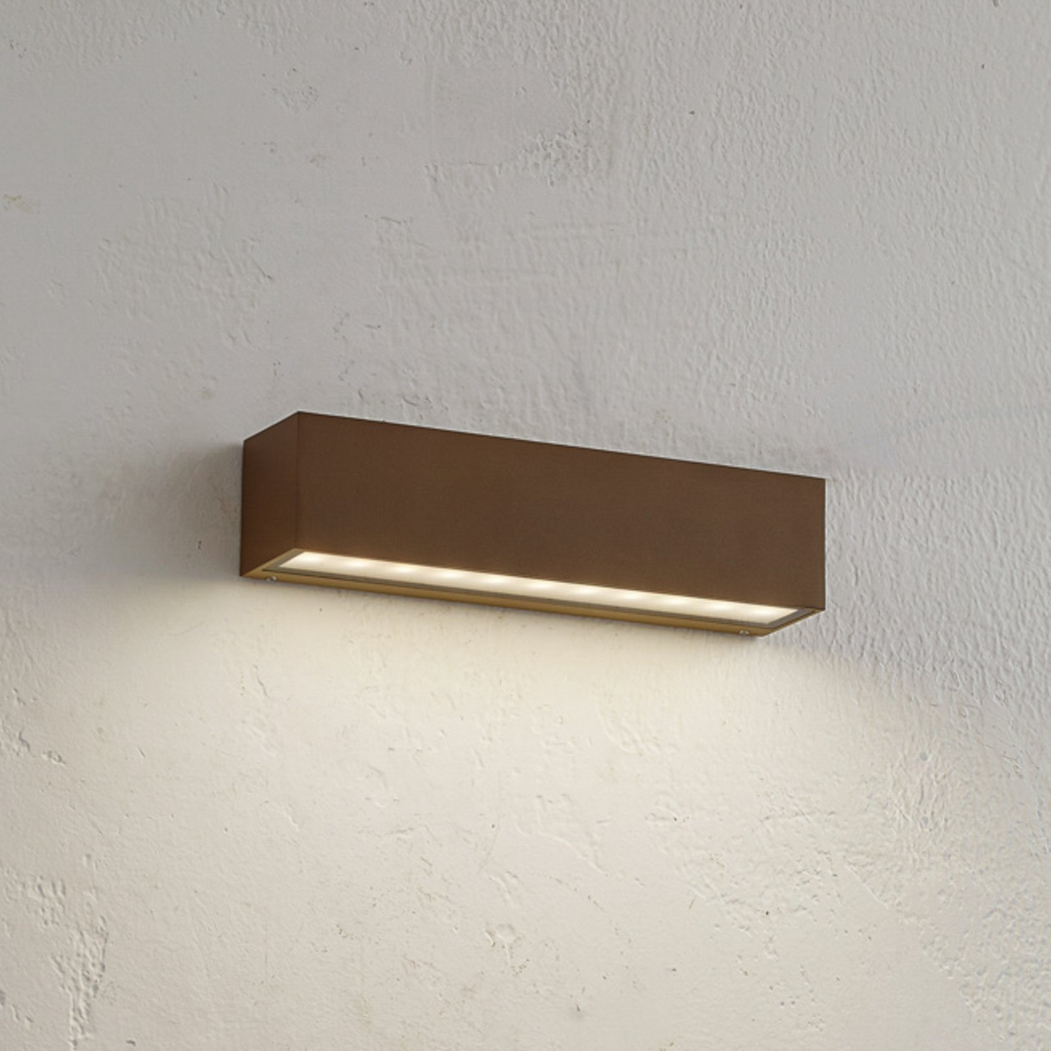 Lucande Led Außenwandlampe Leuchte Lengo Bronze 25cm 3000 K Downlight B-Ware - 4251911798401