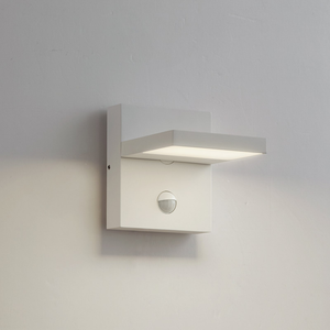 B-Ware Lucande Außenleuchte Wandlampe Led Sensor Weiß Bewegungsmelder Außenbereich