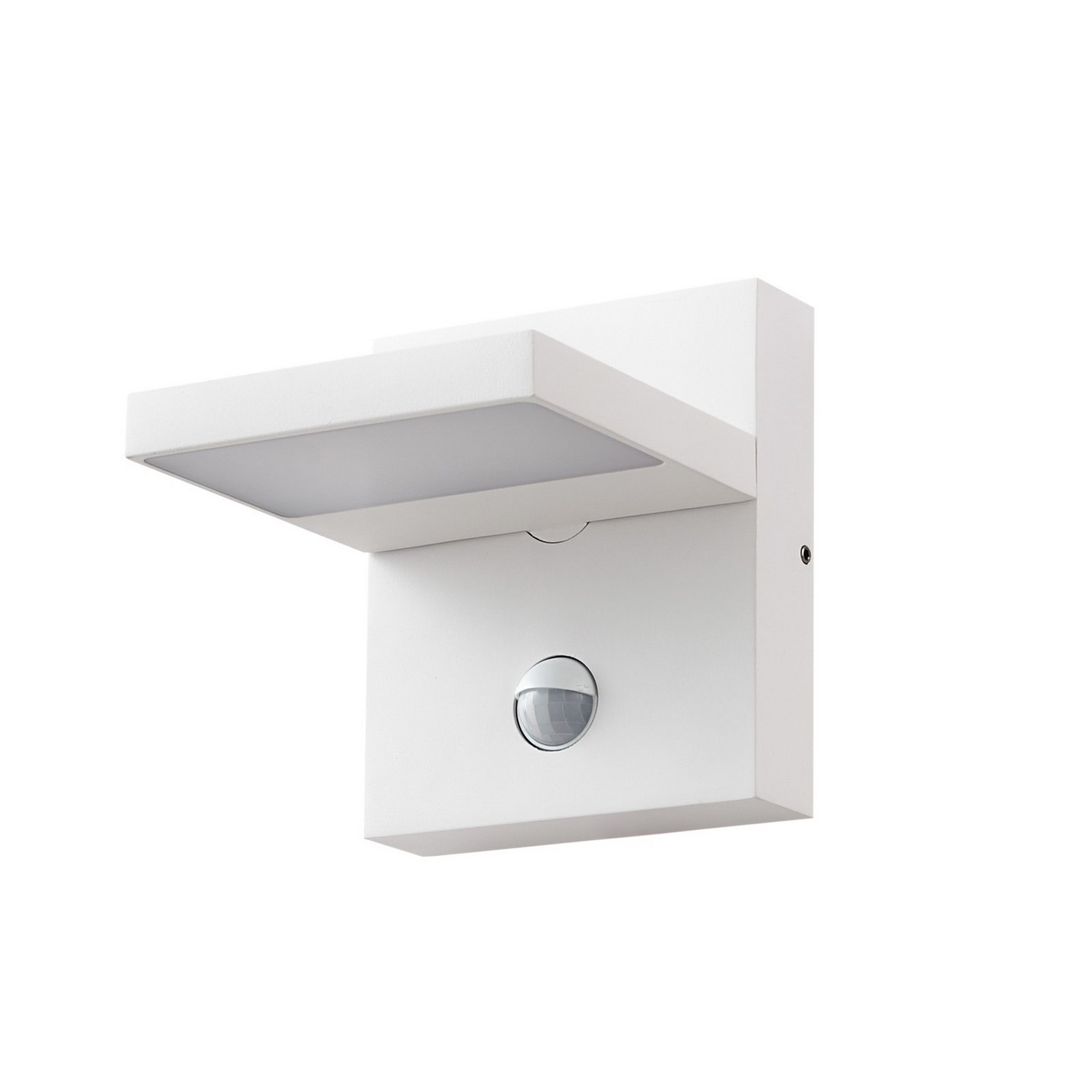 B-Ware Lucande Led Außenwandlampe Wandleuchte Außenleuchte Sensor Ip54 Weiß 16cm Lampe