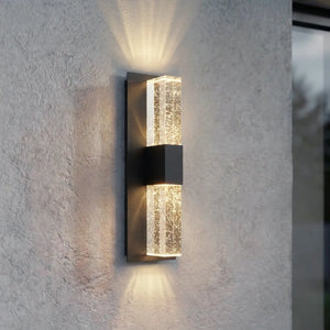 B-Ware Lucande Außenleuchte Wandleuchte Led Lampe Anthrazit Transparent Aluminium Glas