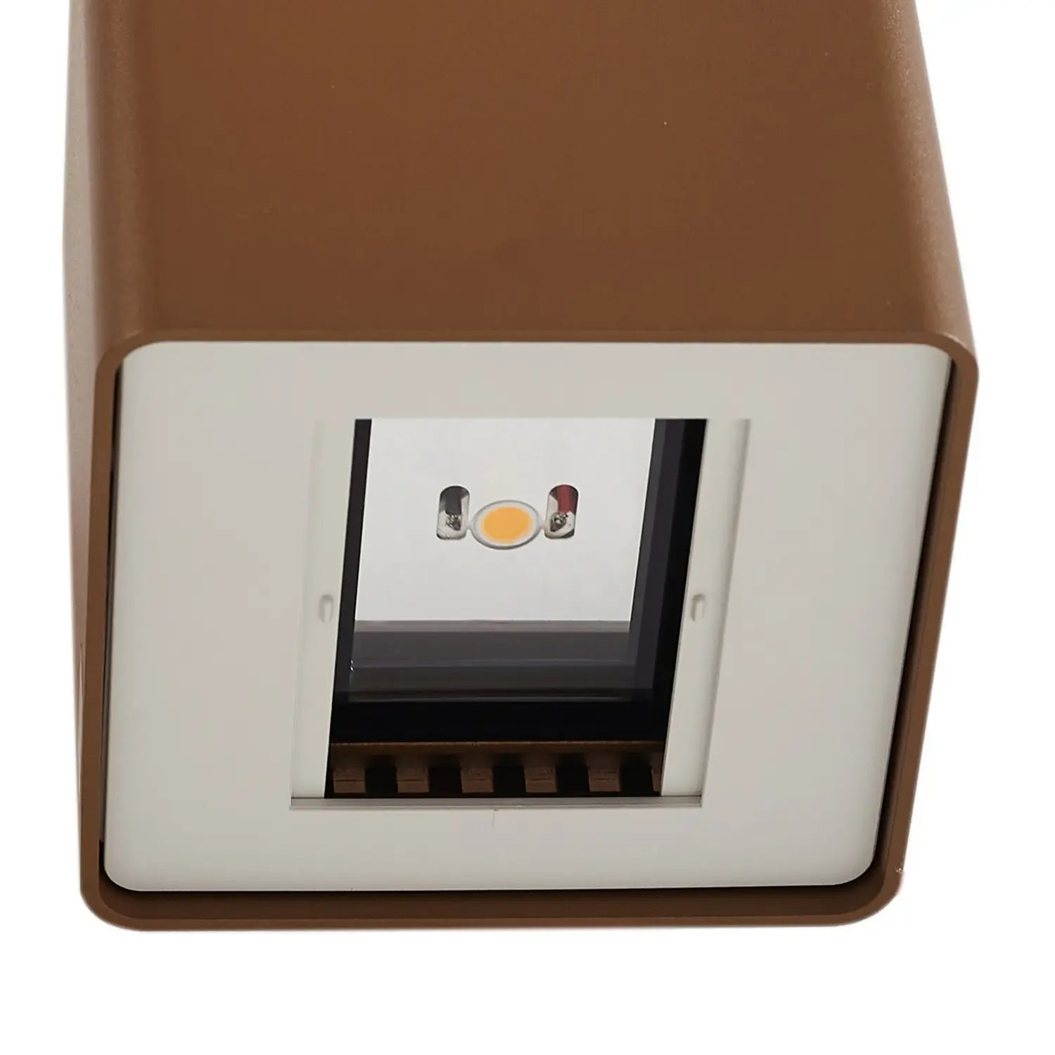 B-Ware Lucande Led Außenwandleuchte Aaron Wandlampe Außenleuchte Braun Alu Up/Down - 4251911798395