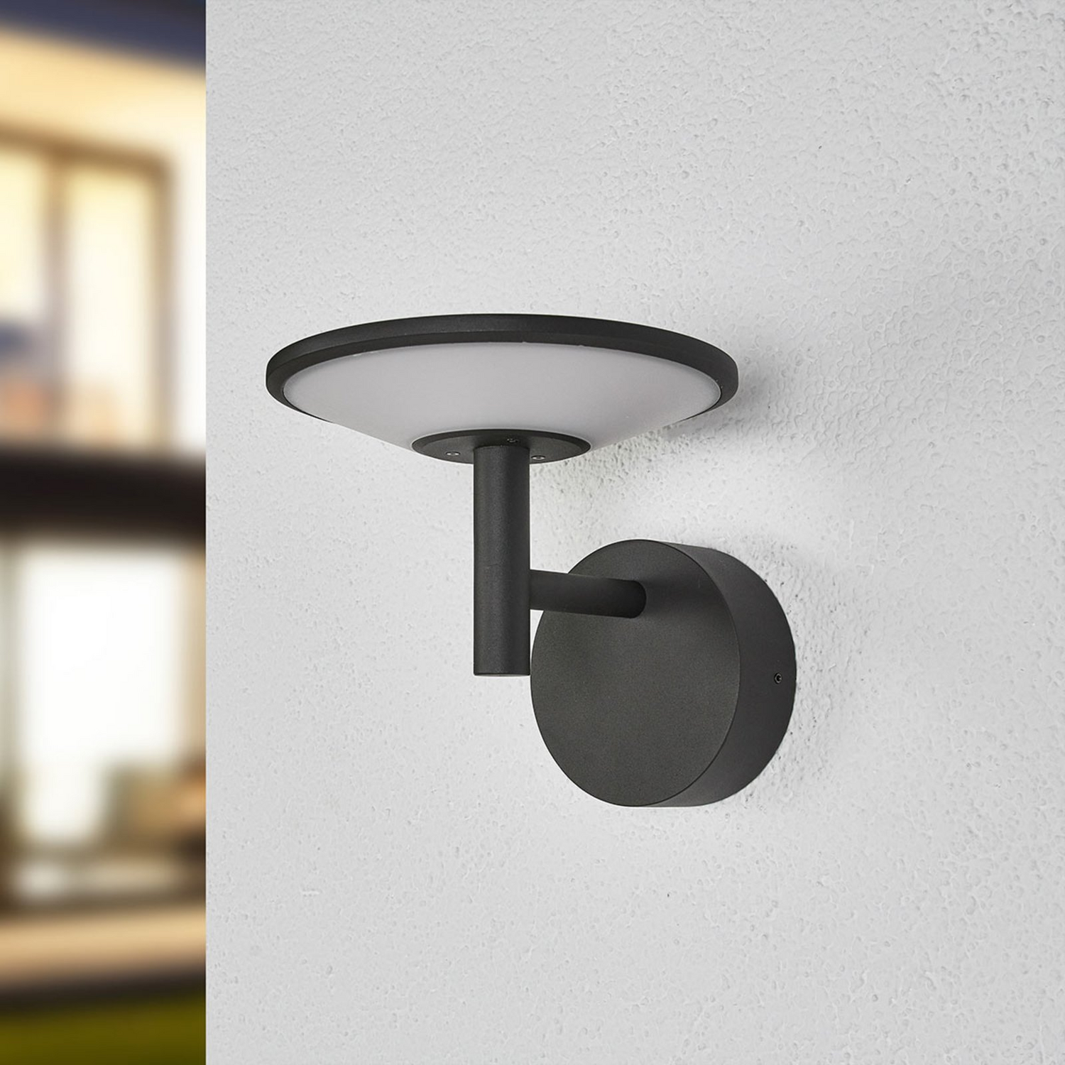 B-Ware Lucande Außenwandleuchte Wandlampe Led Außenleuchte Anthrazit Aluminium Ip65 - 4251096541144