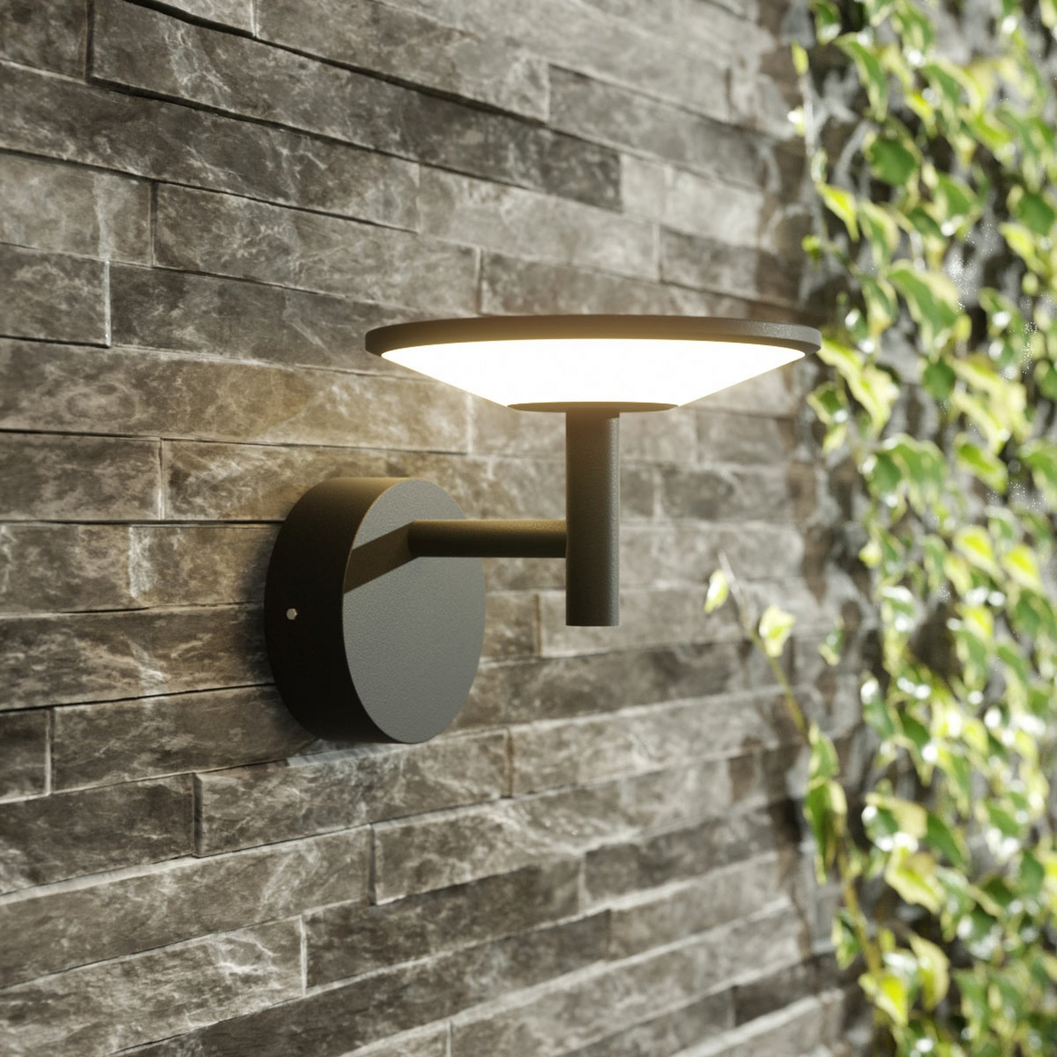 B-Ware Lucande Außenwandleuchte Wandlampe Led Außenleuchte Anthrazit Aluminium Ip65 - 4251096541144