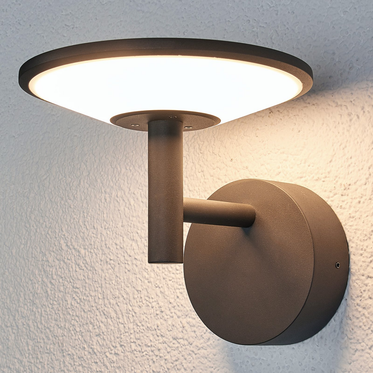 B-Ware Lucande Außenwandleuchte Wandlampe Led Außenleuchte Anthrazit Aluminium Ip65 - 4251096541144