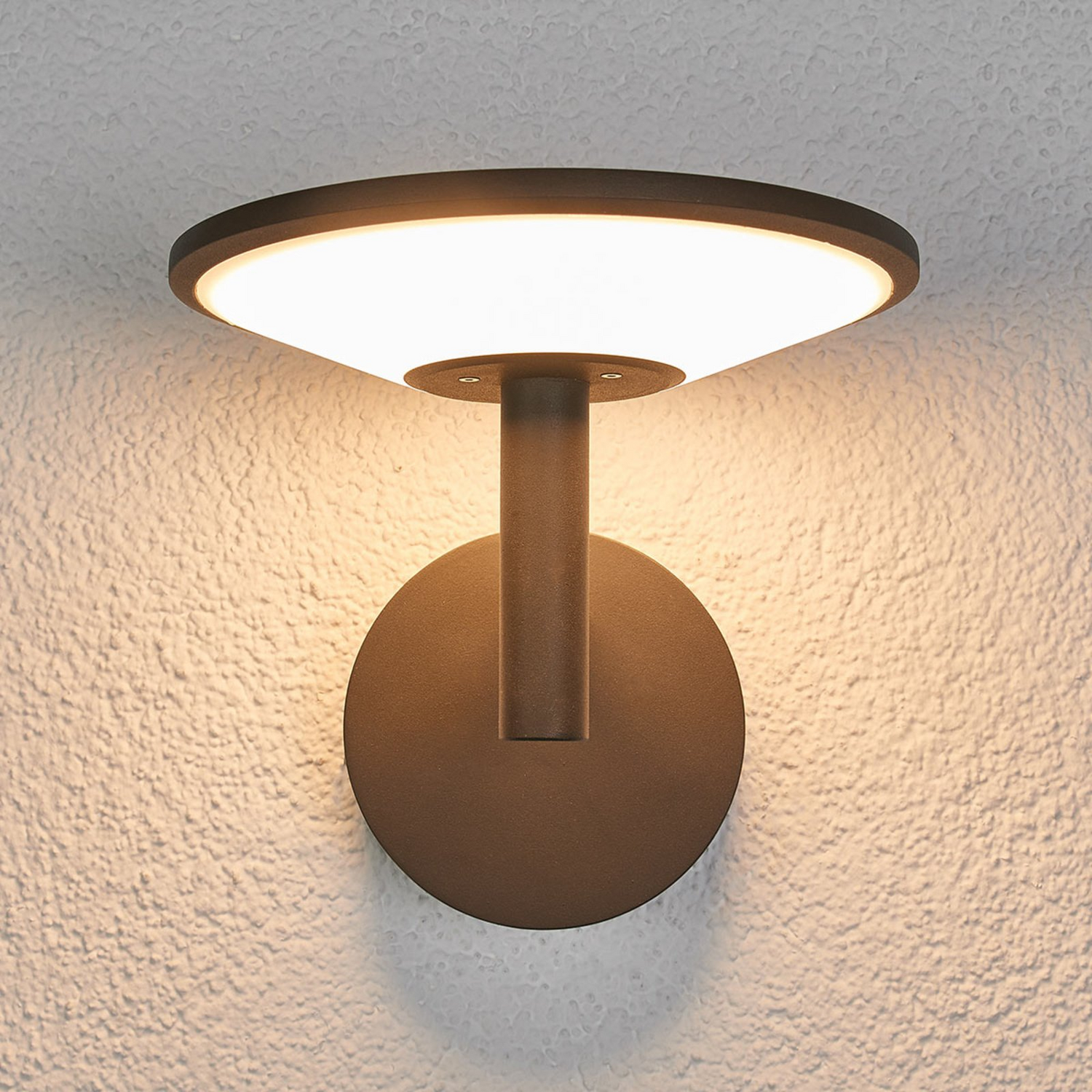 B-Ware Lucande Außenwandleuchte Wandlampe Led Außenleuchte Anthrazit Aluminium Ip65 - 4251096541144