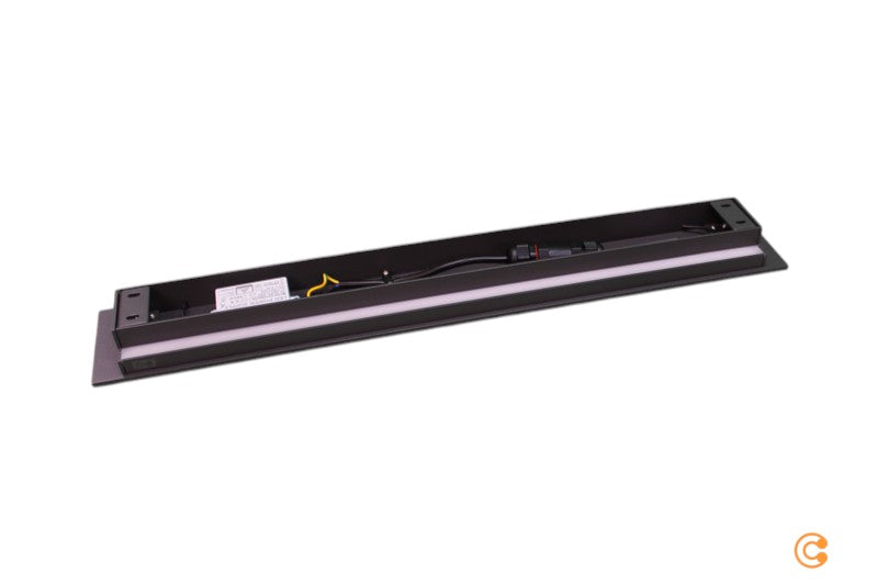 Lucande Außenwandleuchte Wandlampe LED schwarz Aluminium Außenlampe Melira 60cm - 4251911785326