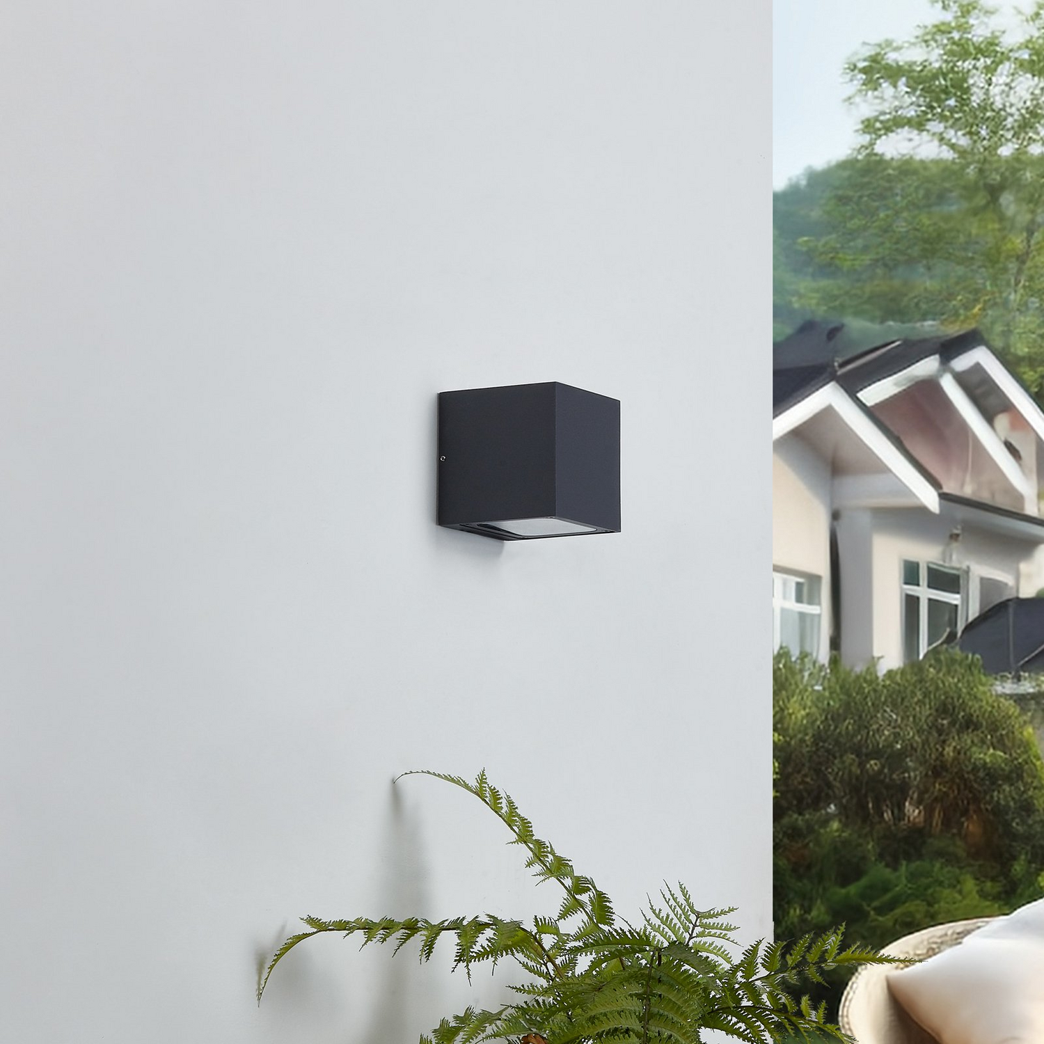 B-Ware Lucande Led Außenwandleuchte Merjem Wandleuchte Außenleuchte Wandlampe 2 Stück - 4251096537987