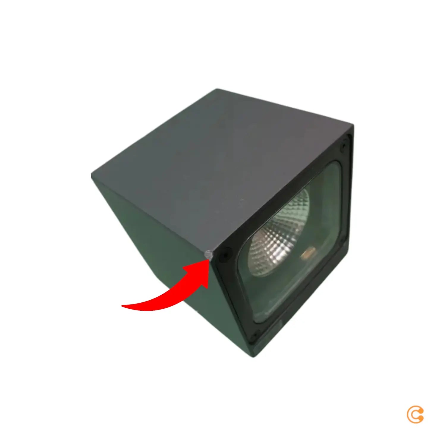 Lucande Led Außenwandleuchte Merjem Wandleuchte Wandlampe Led Siehe Text/Foto B-Ware - 4251096537987