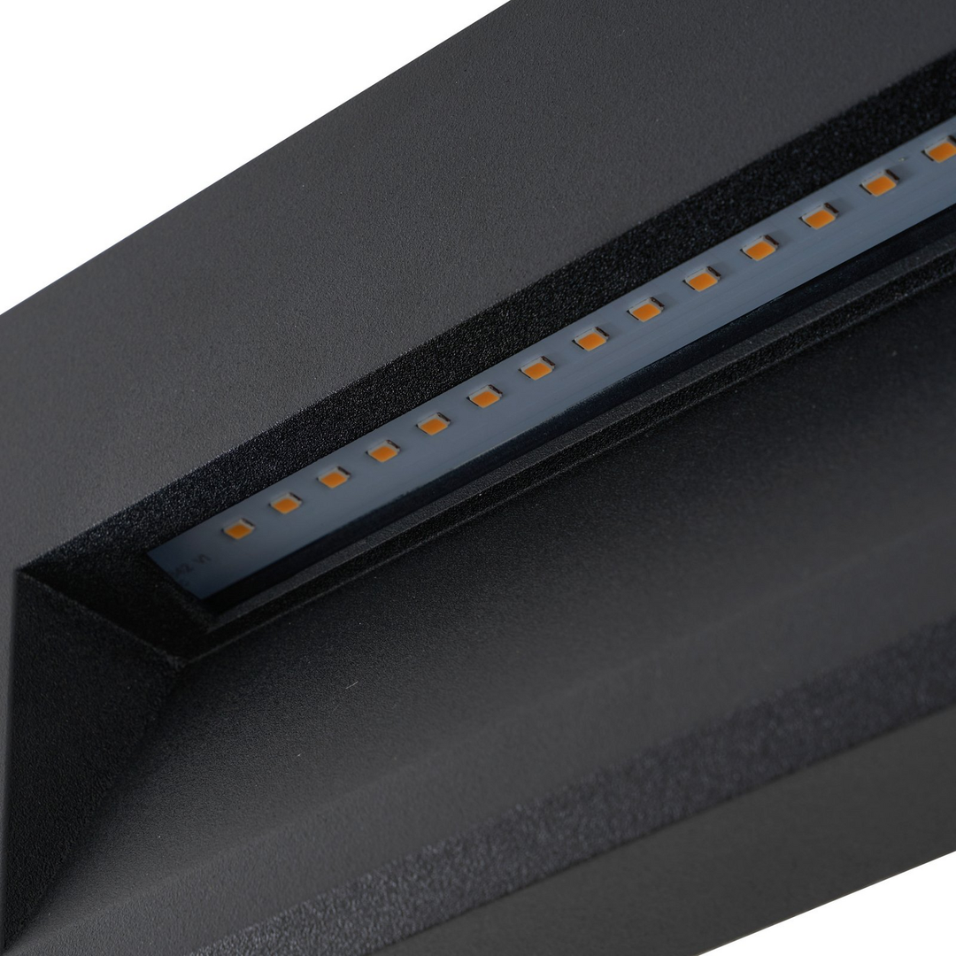 Lucande Led Außenwandleuchte Wandlampe Außenleuchte Schwarz Aluminium Ip65 B-Ware - 4251911777437