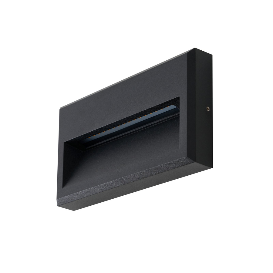 Lucande Led Außenwandleuchte Wandlampe Außenleuchte Schwarz Aluminium Ip65 B-Ware - 4251911777437
