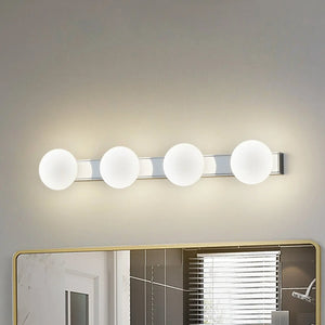B-Ware Lucande Badleuchte Wandlampe Led Badezimmerlampe Myrra Chrom Glas Modern Bele622