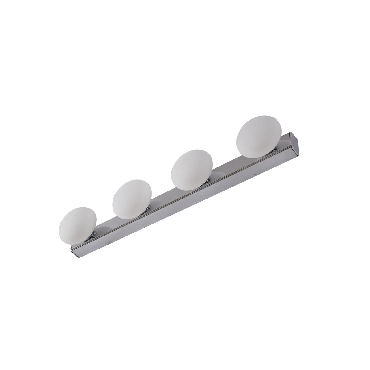 Lucande Badleuchte Wandlampe LED Badezimmerlampe Myrra chrom Glas modern beleuch - 4251911776478