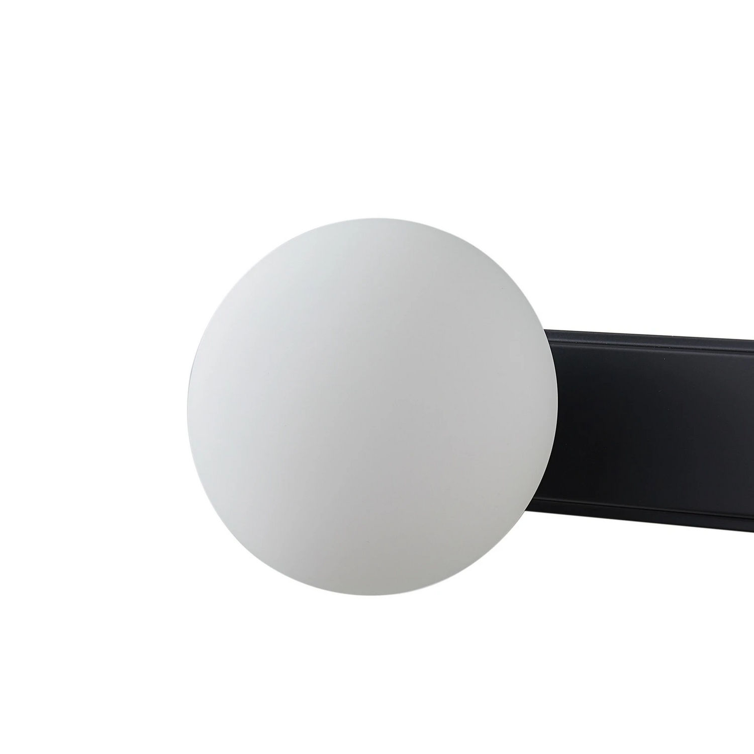 B-Ware Lucande Wandlampe Badleuchte Led Glas Schwarz Ip44 Aluminium Myrra 60 Cm - 4251911776485