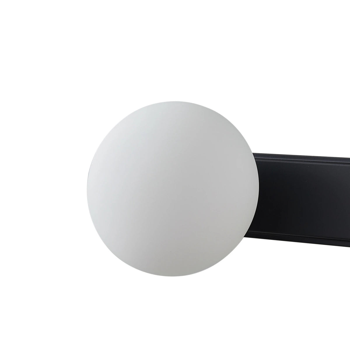 Lucande Wandlampe Badleuchte LED Glas schwarz IP44 Aluminium Myrra 60 cm - 4251911776485