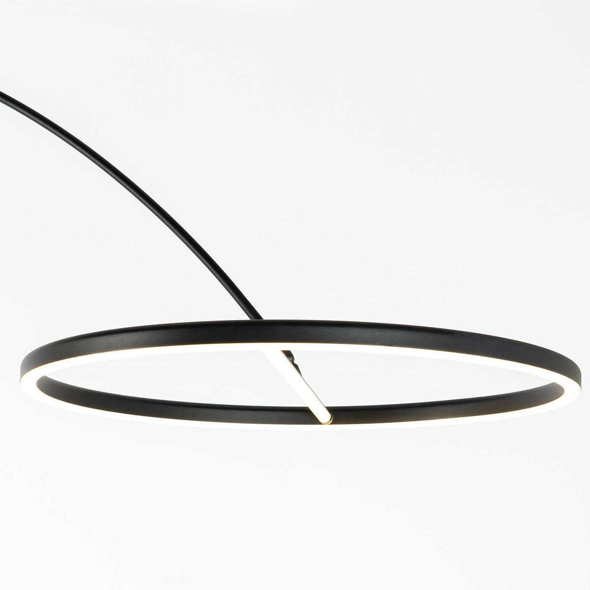 Lucande Stehlampe Bogenlampe LED Virvera schwarz Metall Wohnzimmerlampe947 - 4251911740295