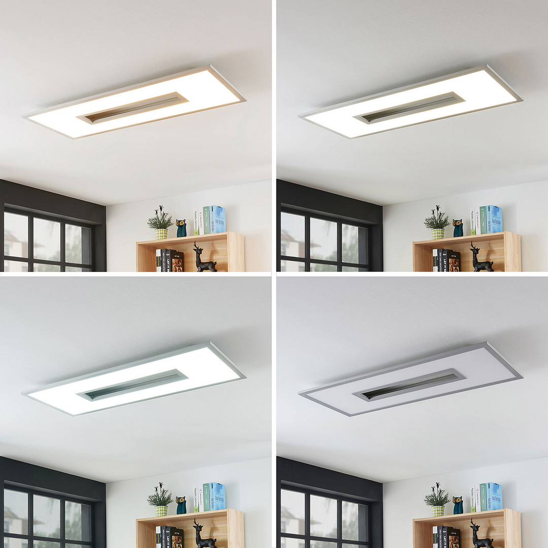 Lucande Led Deckenlampe Durun Deckenlampe Lampe Dimmbar Cct Eckig 96 Cm Licht B-Ware - 4251096559651