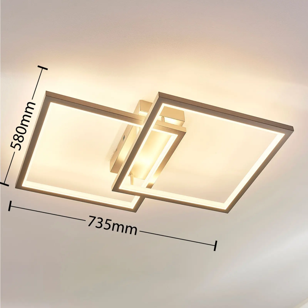 Lucande Led Deckenlampe Heriba Wohnzimmerleuchte Deko Deckenlampe Deckenlicht794 B-Ware - 4251096541113