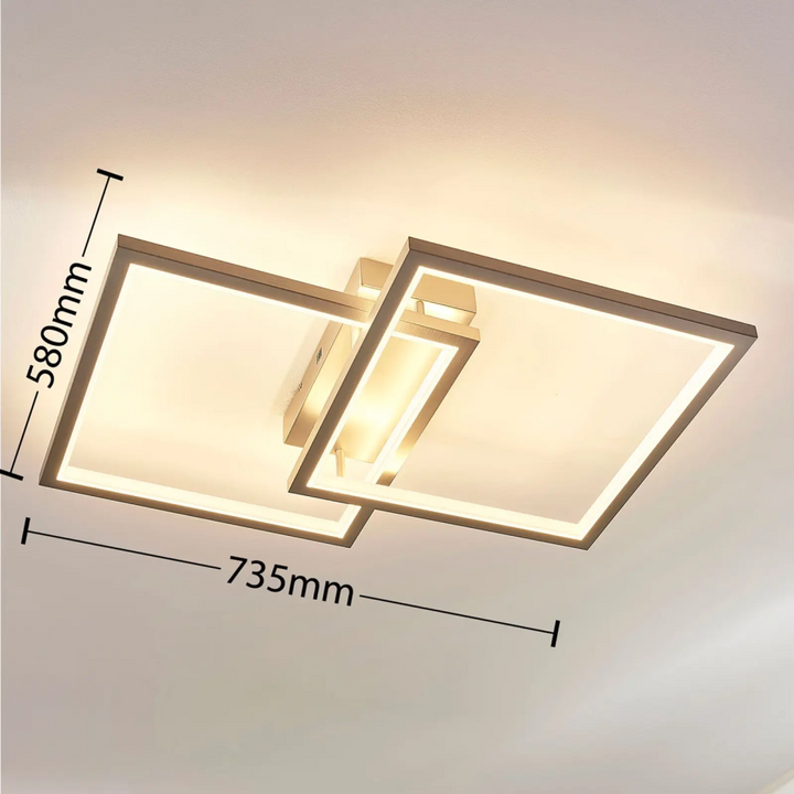 Lucande Led Deckenlampe Heriba Wohnzimmerleuchte Deko Deckenlampe Deckenlicht794 B-Ware - 4251096541113
