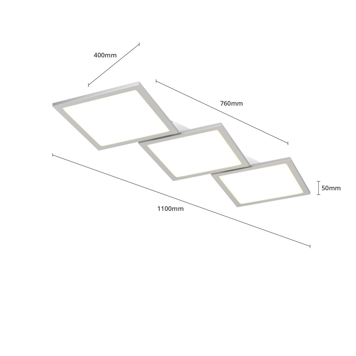 B-Ware Lucande Deckenleuchte Deckenlampe Led Ilira Fernbedienung Dimmer Siehe Text - 4251096561562