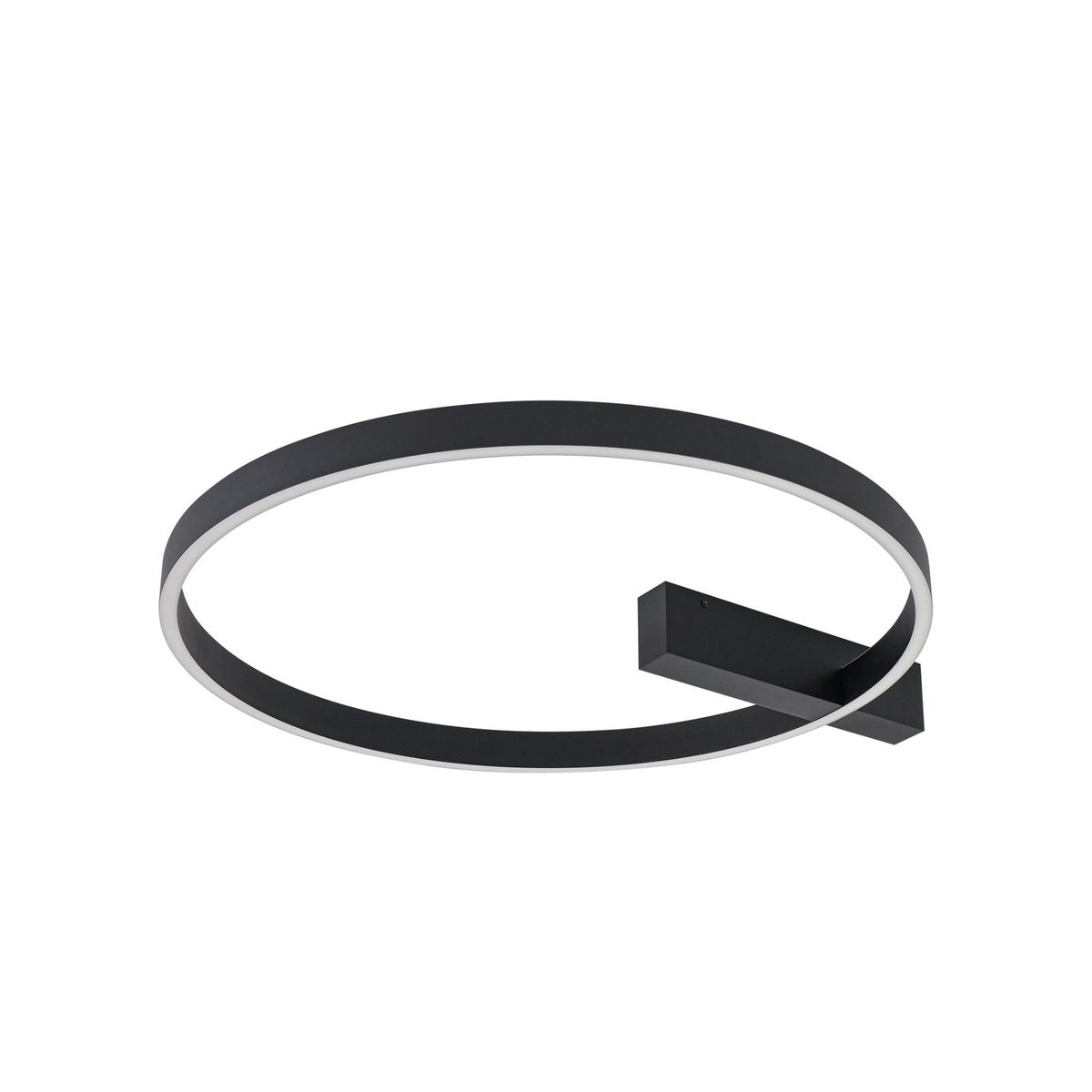 Lucande Deckenlampe Deckenleuchte LED Isalin schwarz dimmbar CCT 60 cm - 4255830903113