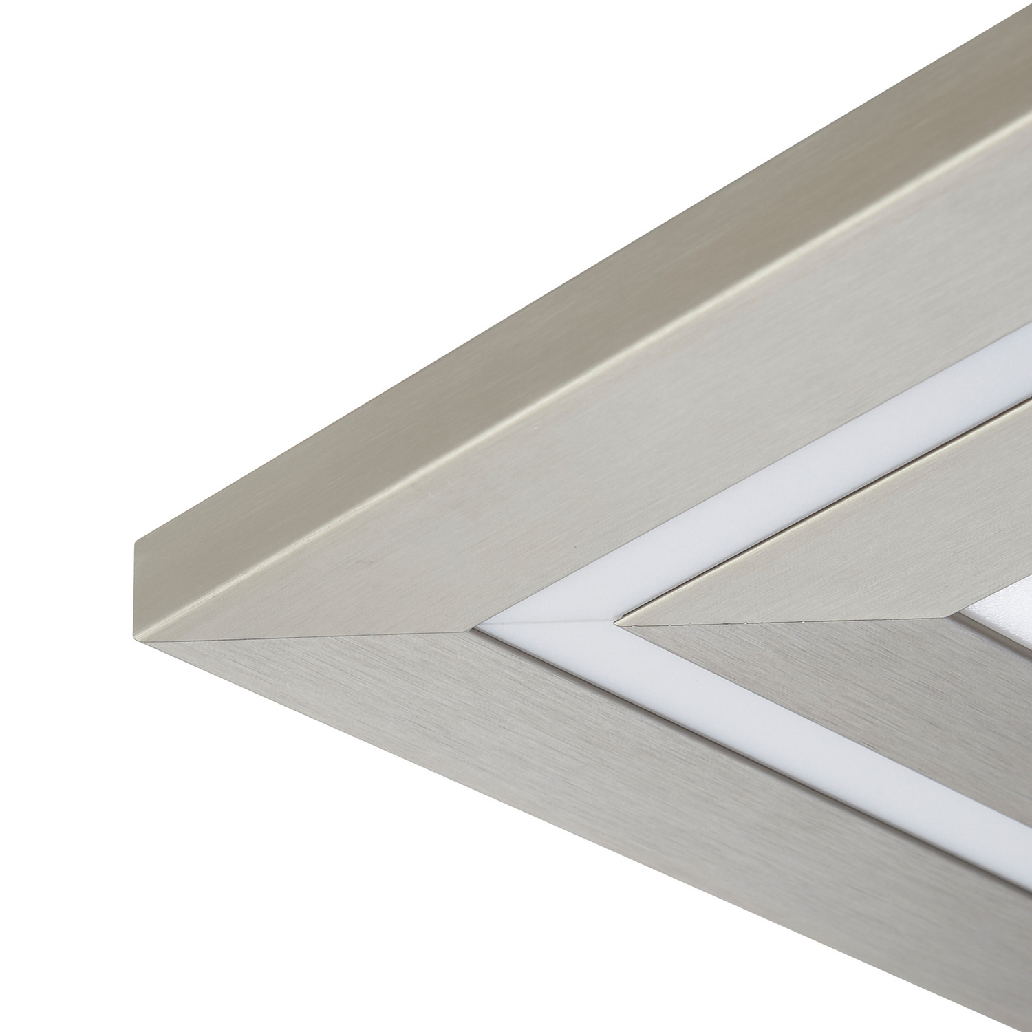 B-Ware Lucande Led Deckenlampe Lampe Leicy Licht Nickel Rgbic Cct Fernbedienung 80 Cm