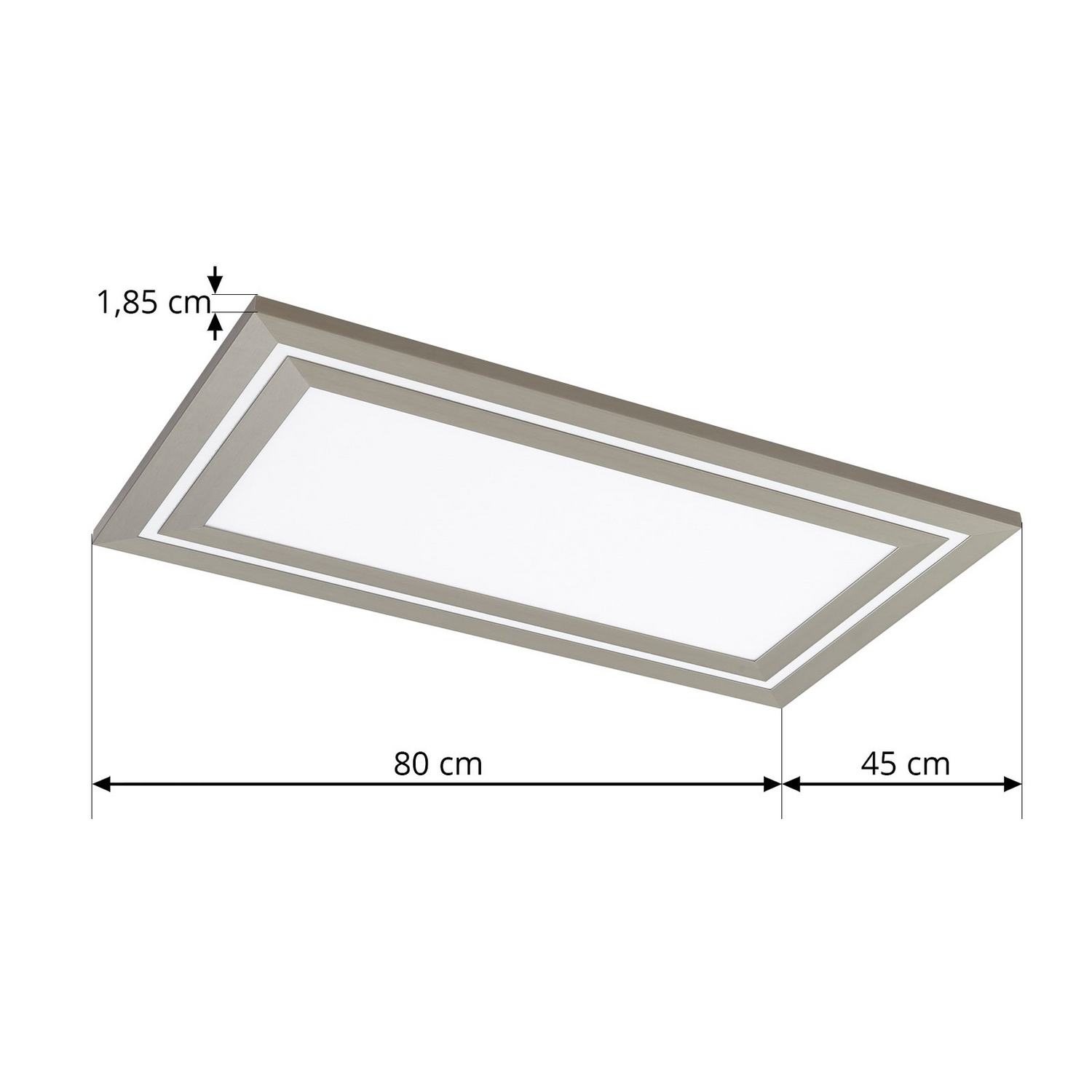 B-Ware Lucande Deckenleuchte Lampe Led Leicy Nickel Fernbedienung Rgb Farbwechsel Dimmb