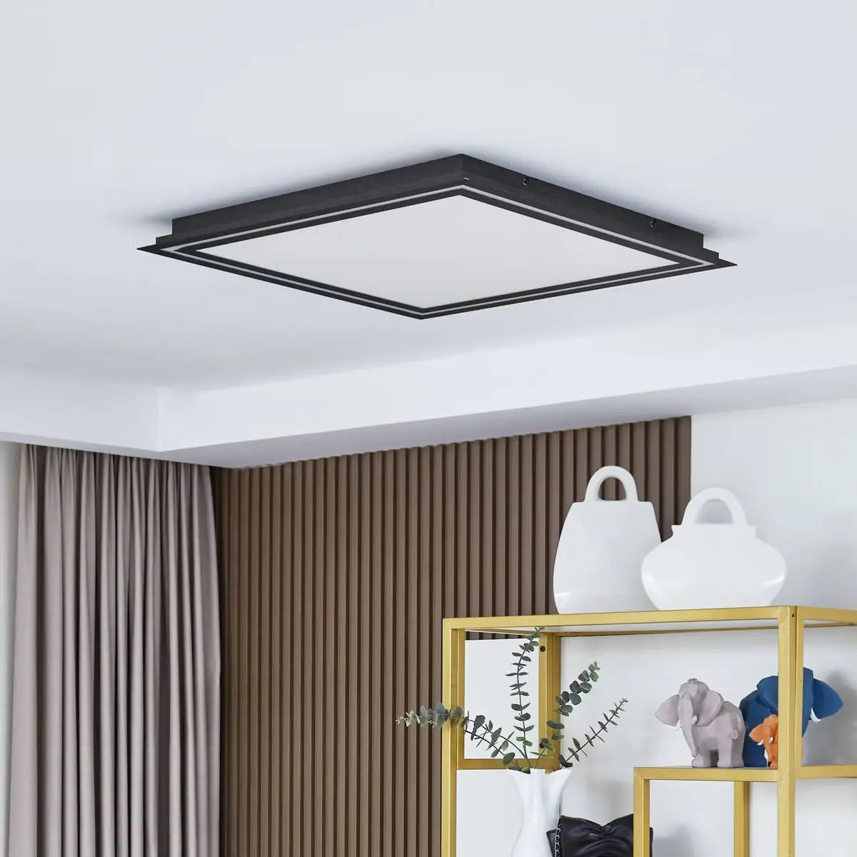 B-Ware Lucande Led Deckenlampe Leicy  Schwarz Rgb Cct Lampe Leuchte Siehe Text/Fotos - 4251911766233